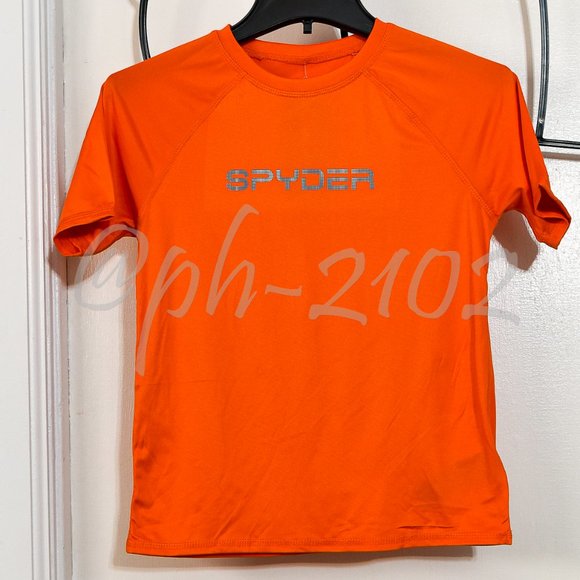 Spyder BOYS Youth 2-piece Swim Set ORANGE - Picture 2 of 13